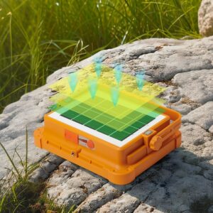 solar panel and light
