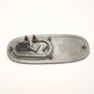 electric heating element with plate
