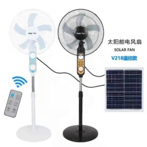 solar fan with battery
