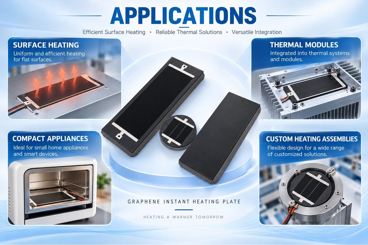 グラフェン瞬間加熱プレート アプリケーション 01 Graphene-Instant-Heating-Plate-application-01