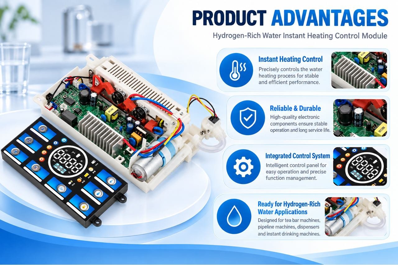 水素豊富水瞬間加熱制御モジュール 特徴 01 Hydrogen-Rich-Water-Instant-Heating-Control-Module-feature-01