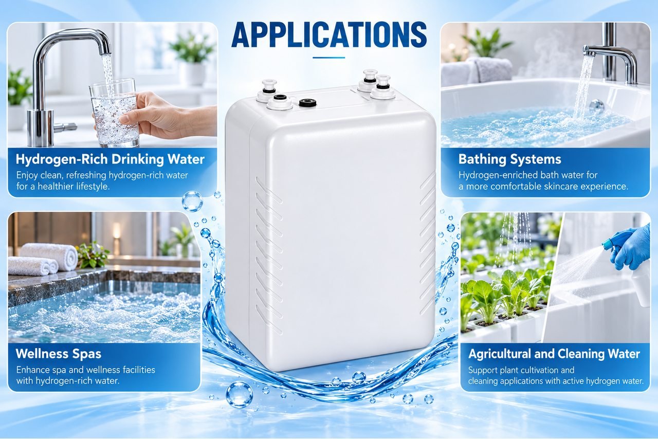 マイクロ・ナノ水素バブル水生成システム 用途 01 Micro-Nano-Hydrogen-Bubble-Water-Generation-System-application-01